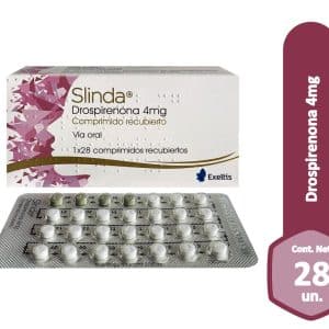 SLINDA 4MG(DROSPIRENONA) X 28 COM