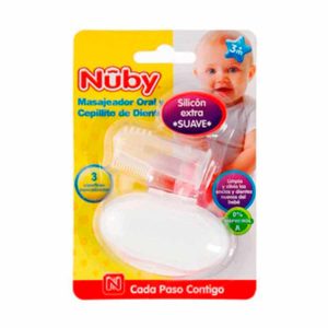 CEPILLO Y MASEAJEADOR NUBY 3M+