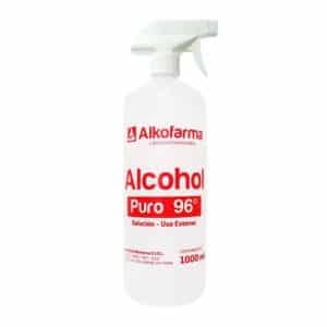 ALCOHOL PURO 96 C/DISPENSADOR X 1000ML