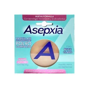 ASEPXIA MAQUILLAJE POLVO BEIGE CLARO X 10GR