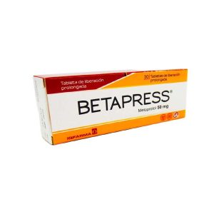 Betapress 50mg X 30 tabletas (Bonif 1+1 x sistema)