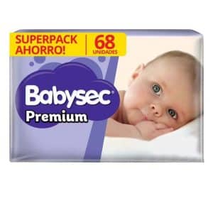 PAÑALES BABYSEC PREMIUM (MORADO) MD X 68 UND