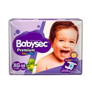PAÑALES BABYSEC PREMIUM (MORADO) XG X 48 UND