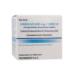 CADELIUS 600MG/1000UI FCO X 30