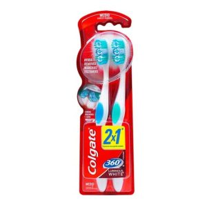 CEPILLO COLG 360 LUMI/WHIT 2X1