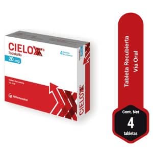 CIELOX (TADALAFILO) 20mg - CAJA x 4 TABLETAS
