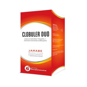 CLOBULER DUO (AMBROXOL 7.5MG + CLENBU 0.05MG) X 120 ML.