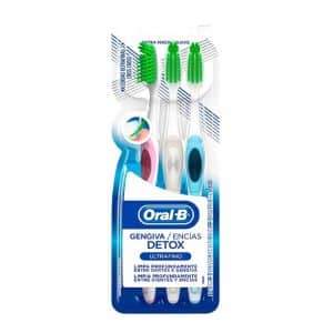 CEPILLO ORAL-B DETOX SENSITIVE 3 X 1