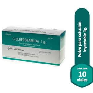 CICLOFOSFAMIDA AMP 1GR POLVO ENDOVENOSO X 10 VIALES