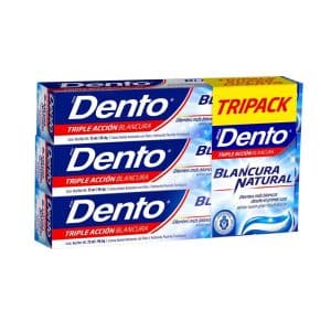 DENTO 3 TRI/ACCION BALNQURA NATURAL X 75ML