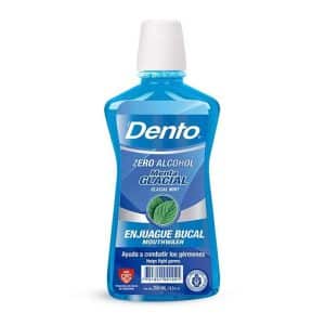 Dento Enjuage Bucal  Zero Alcohol Menta Glacial - Frasco 500 Ml