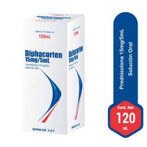 DIPHACORTEN 15 MG x 120ml