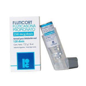 FLUTICORT 250MCG INHAL X120DOS