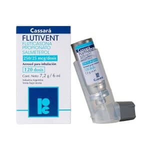 FLUTIVENT INH 250/25MCG 120DOS