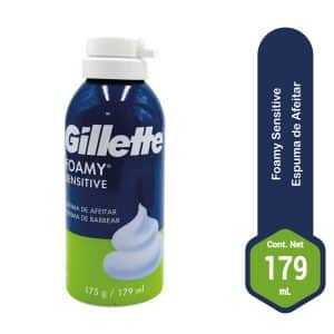 Espuma de Afeitar Gillette Foamy Sensitive x 179mL