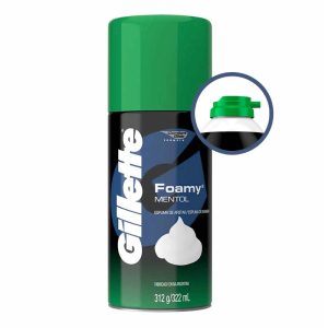 Espuma de Afeitar Gillette Foamy Mentol x 322mL