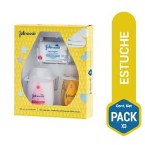 ESTUCHE JOHNSONS BABY N/P X 3
