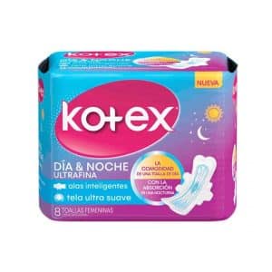 KOTEX DIA Y NOCHE ULTRAFINA X 8 UNID