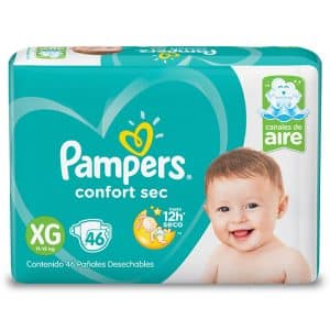 PAMPERS CONFORT SEC XG X 46 UND