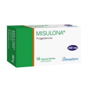 PROGESTERONA 200MG(MISULONA) X 10 CAPS