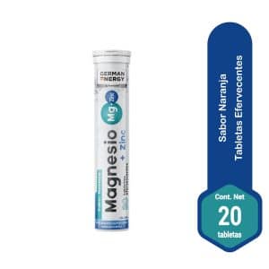 MAGNESIO+ZINC S/NARANJA X 20 TABL EFERV