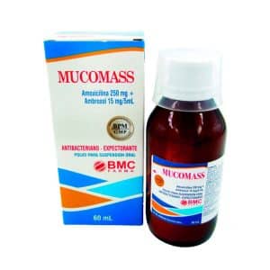 MUCOMASS 250/15MG SUSP X 60ML