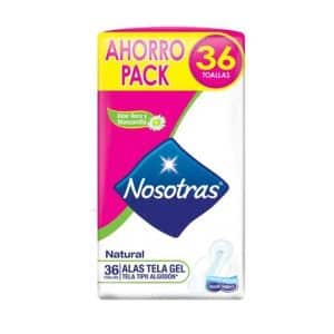 NOSOTRAS NAT/ALAS TELA GEL X 36 UND