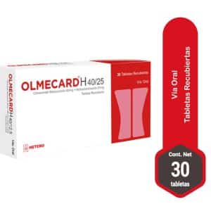 OLMECARD H 40/25MG X 30 TAB NO-FRACCIONAR
