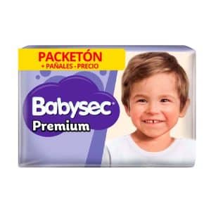 PAÑALES BABYSEC PREMIUM (MORADO) MD X 72 UND