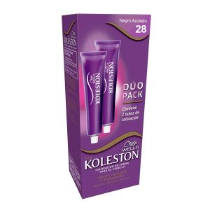 TINTE KOLESTON DUO PACK N28 NEGRO AZULADO