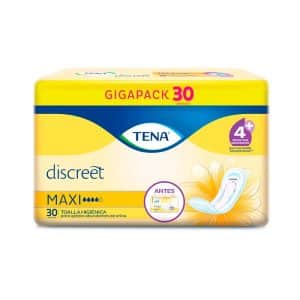 TOALLAS HIGIENICAS TENA DISCREET MAXI X 30 UND