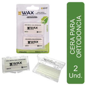 WAX ORTHO CERA PARA ORTODONCIA MENTA X 2 ESTUCHES