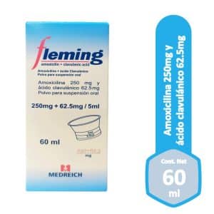 AMOXICILINA+ACID.CLAVUL 250MG+62MG(FLEMING) X 60ML