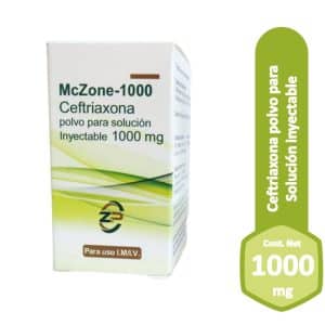 CEFTRIAXONA 1GR(MCZONE-1000) X 1 UND