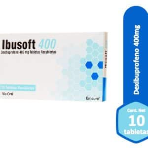 IBUSOFT 400 MG - CAJA X 10 TAB