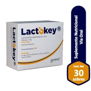 LACTOKEY 100MG/5MG SOLUCION/ORAL X 30 SOBRES