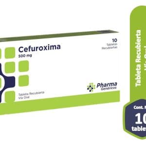 CEFUROXIMA (VIA ORAL) - 10 TABLETAS