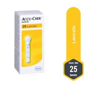 LANCETAS ACCU-CHEK SOFTCLIX X 25 UND