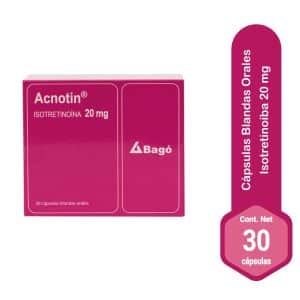 Acnotin 20 mg x 30 cápsulas+ 10 cápsulas gratis