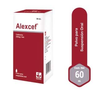 ALEXCEF 250MG SUSP X 60 ML.