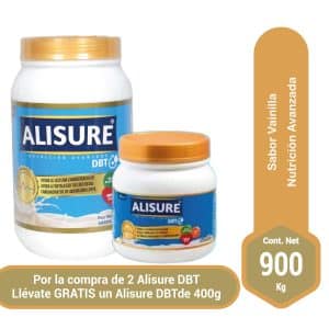 ALISURE DBT ADULTO VAINILLA X 900 GR - (BONIF 2 FCOS X 900 + 1 FCO X 400)