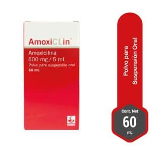 AMOXICLIN SUSP 500MG X 60 ML.