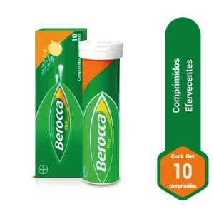 BEROCCA PLUS X 10 COMP/EFERVESCENTE