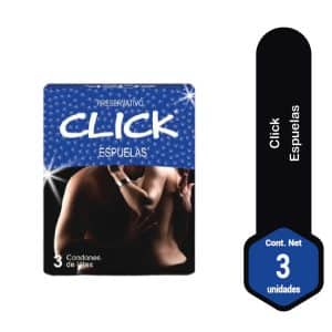 PRESERVATIVO CLICK ESPUELA X 3