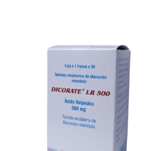 ACIDO VALPROICO-DICORATE LR 500MG FCO X 30 TAB