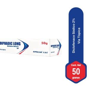 DICLOFENACO (DIPHADIC LONG) 2% GEL X 50GR