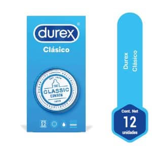 Preservativo Durex Clasico - Caja 12 Unid.