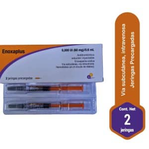 ENOXAPLUS (ENOXAPARINA) 6000UI (60MG)/0.6ML JERI. PRECARG. X 2 AMP