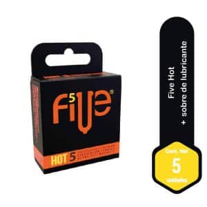 PRESERVATIVO FIVE HOT X 5 UND