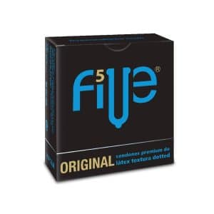 PRESERVATIVO FIVE ORIGINAL X 5 UND